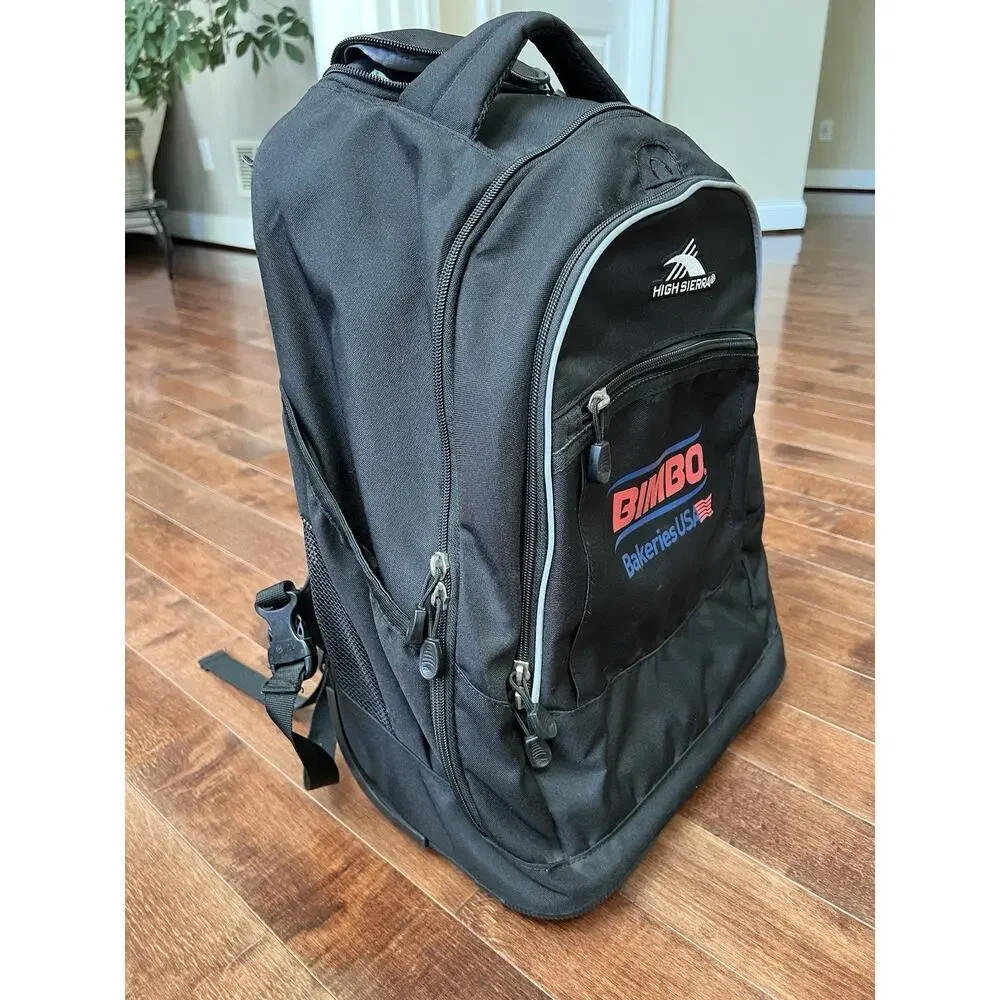 High Sierra Rolling Backpack with Laptop Sleeve, One Size